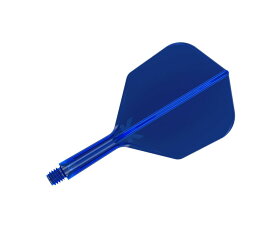 【メール便OK】ダーツ フライト【ケーフレックス】K-FLEX シェイプ ショート ブルー 410016