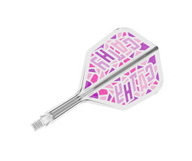 【メール便OK】ダーツ フライト【ケーフレックス】K-FLEX キャシー・リョンモデル シェイプ ショート クリア 410209