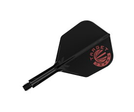 【メール便OK】ダーツ フライト【ケーフレックス】K-FLEX シェイプ ショート ブラック 限定モデル 410227