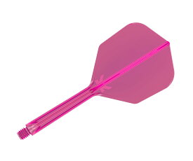 【メール便OK】ダーツ フライト【ケーフレックス】K-FLEX シェイプ ミディアム ネオンピンク 410039