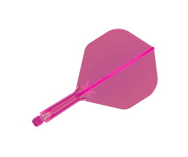 【メール便OK】ダーツ フライト【ケーフレックス】K-FLEX スタンダード ショート ネオンピンク 410040