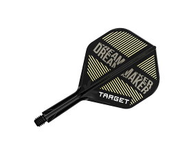 【メール便OK】ダーツ フライト【ケーフレックス】K-FLEX ディミトリ・ヴァン・デン・バーグモデル スタンダード ショート ブラック 410135