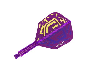 【メール便OK】ダーツ フライト【ケーフレックス】K-FLEX ルーク・リトラーモデル ワールドチャンピオン シェイプ ショート パープル 410180