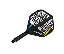 【メール便OK】ダーツ フライト【ケーフレックス】K-FLEX クリス・ドビーモデル スタンダード ショート ブラック 410126