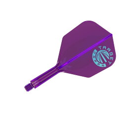 【メール便OK】ダーツ フライト【ケーフレックス】K-FLEX シェイプ ショート パープル 限定モデル 410256