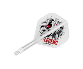 【メール便OK】ダーツ フライト【ケーフレックス】K-FLEX ポール・リムモデル ザ レジェンド スタンダード ショート ホワイト 410267