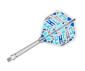 【メール便OK】ダーツ フライト【ケーフレックス】K-FLEX キャシー・リョンモデル スタンダード ミディアム クリア 410275