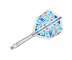 【メール便OK】ダーツ フライト【ケーフレックス】K-FLEX キャシー・リョンモデル シェイプ インターミディエイト クリア 410271