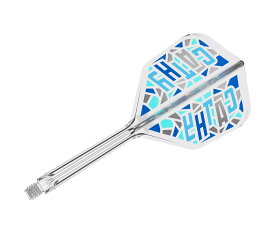 【メール便OK】ダーツ フライト【ケーフレックス】K-FLEX キャシー・リョンモデル シェイプ ミディアム クリア 410272