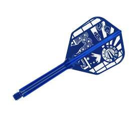 【メール便OK】ダーツ フライト【ケーフレックス】K-FLEX シェイプ ミディアム ブルー 日本限定モデル 410290