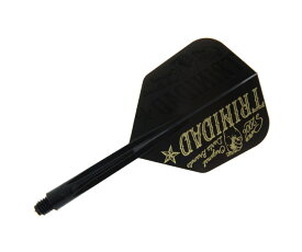 ダーツ フライト【コンドル】スター スモール ミディアム ブラック