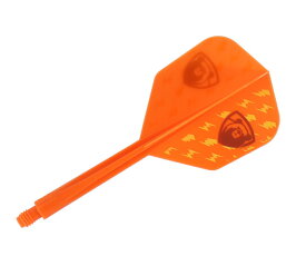 【メール便OK】ダーツ フライト【コンドル】アックス 宮脇実由モデル サンダーボルト ベアー スモール ロング オレンジ