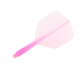 ダーツフライト【コンドル】スモール ショート クリアピンク