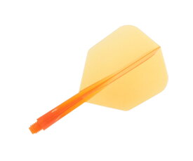 ダーツフライト【コンドル】スモール ショート クリアオレンジ