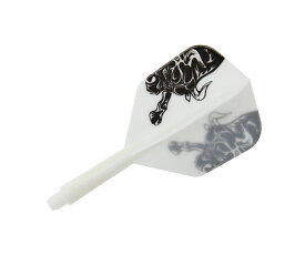 ダーツ フライト【コンドル】ホゼ・オーガスト・オリベラ・デ・ソーサーモデル BULL スモール ショート ホワイト