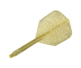 ダーツ フライト【コンドル】ラメグリッター スモール ミディアム ゴールド