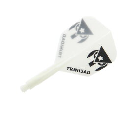 ダーツ フライト【コンドル×トリニダード】ver.1 スモール ショート ホワイト