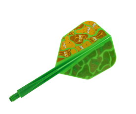 【メール便OK】ダーツ フライト【コンドル】アックス 後藤智弥モデル G.T.モンスター3 スモール エクストラロング グリーン