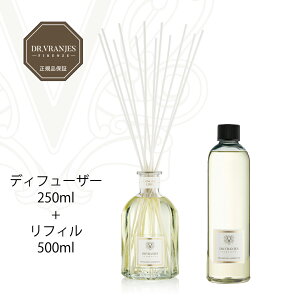 yK戵̔Xz Dr.Vranjes hbg[EjGX / [hfBt[U[ WW[C GINGER LIME 250ml + Refill 500ml set lߑւtZbg