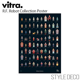 《楽天スーパーセール》Vitra / ヴィトラ R.F. Robot Collection Poster / ロボット コレクション ポスター 材質:紙デザイン：Vitra Design Museum ヴィトラ デザイン ミュージアム サイズ：W840×H1190mmポスター アート ロボット おしゃれ 北欧