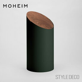 MOHEIM（モヘイム） SWING BIN GREEN / WALNUT ゴミ箱 サイズ：φ210×H440mm / 8L シンプル デザイン シンプルゴミ箱 グリーン / ウォルナット