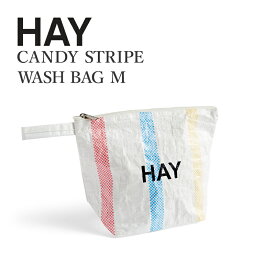 ヘイ ポーチ HAY メンズ レディース Candy Stripe Wash Bag キャンディー ストライプ ウォッシュバッグ Red Yellow レッド イエロー Multi マルチ バッグ ヘイ トートバッグ