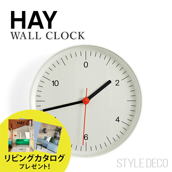 楽天市場】ヘイ HAY ウォールクロック Wall Clock 直径 Φ26.5cm 壁掛け 