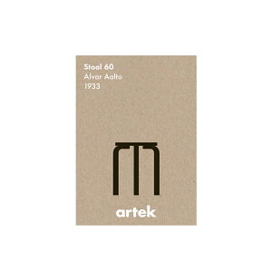 Artek �A�C�R�� �|�X�^�[ 3�� (�X�c�[��60 / A331 �y���_���g �r�[�n�C�u / 41 �A�[���`�F�A �p�C�~�I) �T�C�Y�FW500×H700mm B2�T�C�Y �f�U�C���FGreige �A�����@�E�A�A���g Alva Aalt �k�� ���_�� ��������