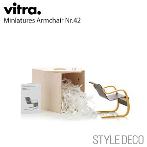 yK戵̔Xz Vitra / Bg Miniatures Armchair Nr.42~j`A 42 A[`FA ؐMtg{bNX@ptbgTCYFW100×D120×H120mmi1/6XP[j fUCFAlvar AaltoiA