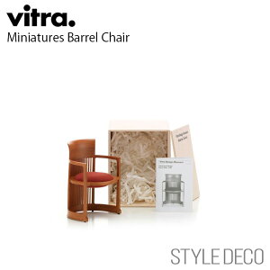subNtCf[tyK戵̔Xz Vitra / Bg Miniatures Barrel Chair~j`Ao`FA ؐMtg{bNX@ptbgTCYFW100×D100×H140mmi1/6XP[j fUC