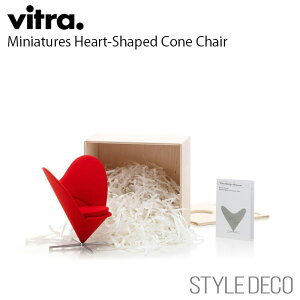 yK戵̔Xz Vitra / Bg Miniatures Heart-Shaped Cone Chair~j`A n[g R[ `FA ؐMtg{bNX@ptbgTCYFW169×D100×H149mmi1/6XP[j fUCFVerner