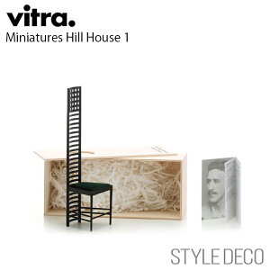 subNtCf[t Vitra / Bg Miniatures Hill House 1~j`A qnEX`FA ؐMtg{bNX@ptbgTCYFW65×D60×H235mmi1/6XP[j Charles Rennie Mackintoshi`