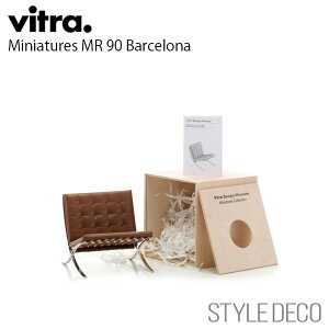 yK戵̔Xz Vitra / Bg Miniatures MR 90 Barcelona ~j`A GA[90 oZi`FA ؐMtg{bNX@ptbgTCYFW125×D130×H125mmi1/6XP[j Mies van der Ro