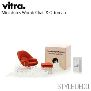 yK戵̔Xz Vitra / Bg Miniatures Womb Chair & OttomanE[`FA&Ibg} ؐMtg{bNX@ptbgTCYFW158×D145×H152mmi1/6XP[j fUCFEero Saarinen iG