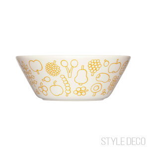 sʁEԌtCb^ ICogCbJ {EyK̔Xztb^ CG[ 15cm TCYF150×55mmގF iittala Frutta YELLOW Oiva Toikka RNV Bowl 150mm XyVv_N