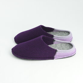 【WEB限定カラー】［LeClare］NUVOLABICOイタリア製 ルームシューズ Purple / lavender M：約24cm L：約26.5cm