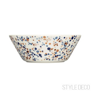sʁEԌtCb^ ICogCbJ {EyK̔Xzw u[uE 15cm TCYF150×55mmގF iittala Helle BLUE/BROWN Oiva Toikka RNV Bowl 150mm XyVv