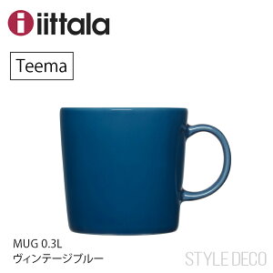 Cb^ eB[} }O 0.3L Be[Wu[yK̔Xziittala / 300ml TCYF80×W110×H80mm ގF TEEMA Vintage Blue MUG k Mtg v[g dqWgp I[ugp 