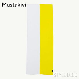 Mustakivi ムスタキビ 手ぬぐい CHUSEN 【レモン】33×90cm 石本藤雄 FUJIWO ISHIMOTO 手染め 捺染 注染 てぬぐい