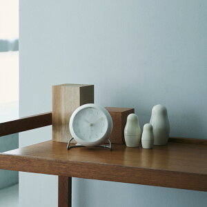 STATION Bellevue 43683 �x���r���[ ARNE JACOBSEN �A���l�E���R�u�Z�� TABLE CLOCK �e�[�u���N���b�N �X�e�[�V���� �A���[���N���b�N �ڊo�܂����v �u�����v WHITE �� �M�t�g �z���C�g �k�� ROSENDAHL ���[�[��
