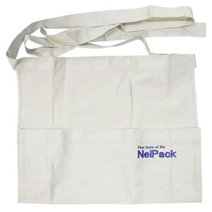 一色本店 バックエプロン K-50 ネルネット収納 サポートエプロン 作業はかどる 園芸 農業 エプロン ショート ガーデニング