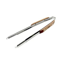 tab. タブトング 焚火 キャンプ 薪 掃除 トング 木柄 30cm 調理 コンパクト 使いやすい
