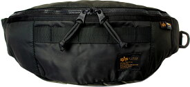 【5日まで全品3%OFFクーポン&ポイントアップ】 アルファインダストリーズ AI TZ1082 WAIST BAG ブラック 6600710