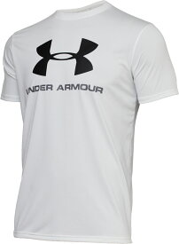 【24日20時からポイントアップ！25日限定MAX1万円OFFクーポン】 UNDER　ARMOUR アンダーアーマー UAテック ビッグロゴ ショートスリーブ Tシャツ メンズ 半袖 トップス 吸汗速乾 伸縮性 トレーニング ジム スポーツ 運動 ロゴ入り フロントロゴ 部活 1359132 100