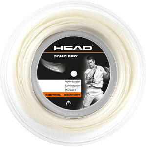 �y18���̓|�C���g�S15�{�z �w�b�h HEAD �e�j�X SONIC PRO REEL �d�� �e�j�X�K�b�g �X�g�����O 200m ���[�� ���m�t�B�������g �ϋv�� ���� �N���u���� �T�[�N�� 281128 WH