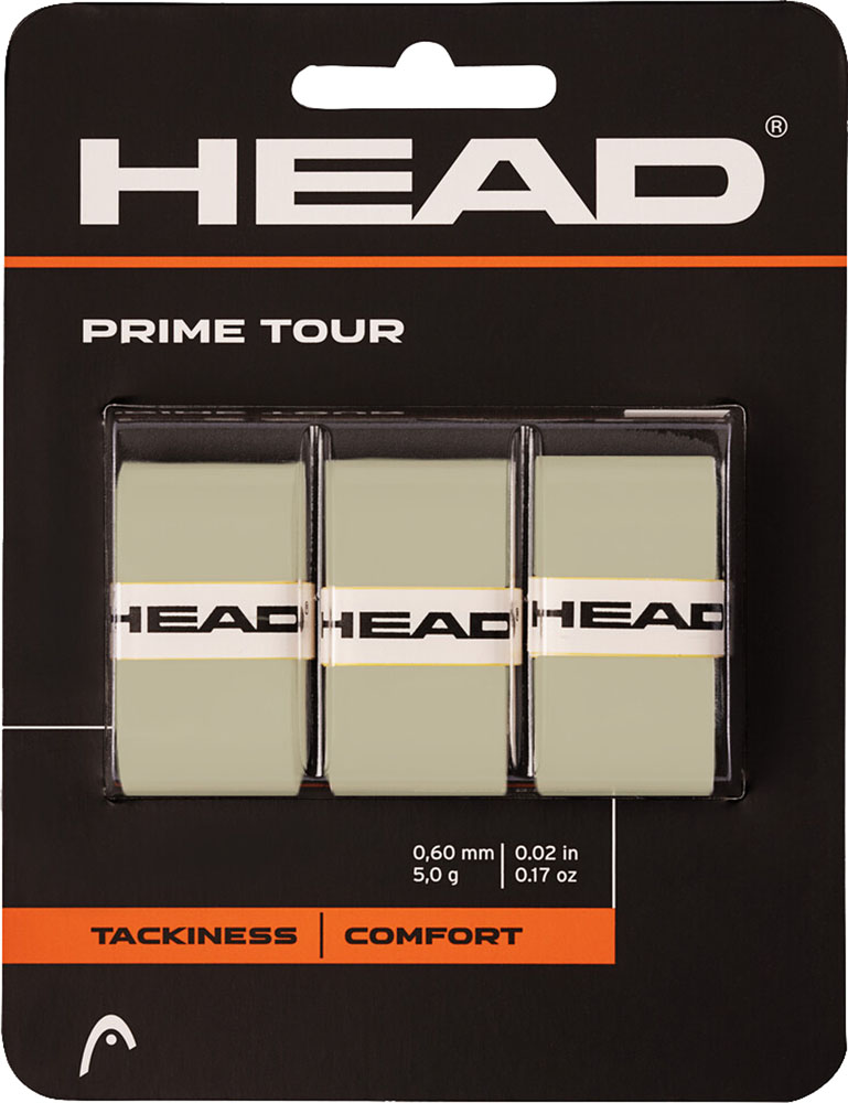 【高知インター店】HEAD ヘッド テニス グリップテープ オーバーグリップ プライムツアー シングルパック 3本入り PRIME TOUR 3P OVERGRIP 285621 GR