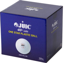 【20日は15万円以上ご購入で1万円OFFクーポン＆Pアップ】 JUIC ジュイック 卓球 ABSプラスチック1スタートレーニングボール 1箱/100個入 7050