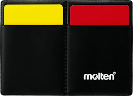 【15日はポイント全10倍】 モルテン molten サッカー レフェリーグッズ 警告カードケースセット 審判 カードセット イエローカード レッドカード 警告 退場 胸ポケット 記録カード ブラック レフェリー 黄赤1組 QF0060