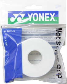 【6月1日はポイントアップ】 Yonex ヨネックス テニス ウェットスーパーグリップ詰め替え用 5本入 グリップテープ ぐりっぷ 詰め替え ウェット 吸汗 アクセサリー AC1025 011