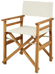 【27日10時までポイントアップ】 キャプテンスタッグ CAPTAIN STAG アウトドア CSクラシックス FDディレクターチェア ホワイト UP-1030 UP1030